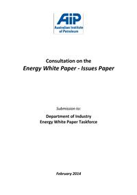 AIP Submission - EWP Issues Paper